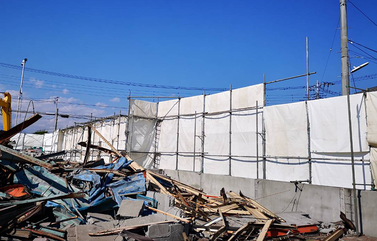 足場工事の流れ